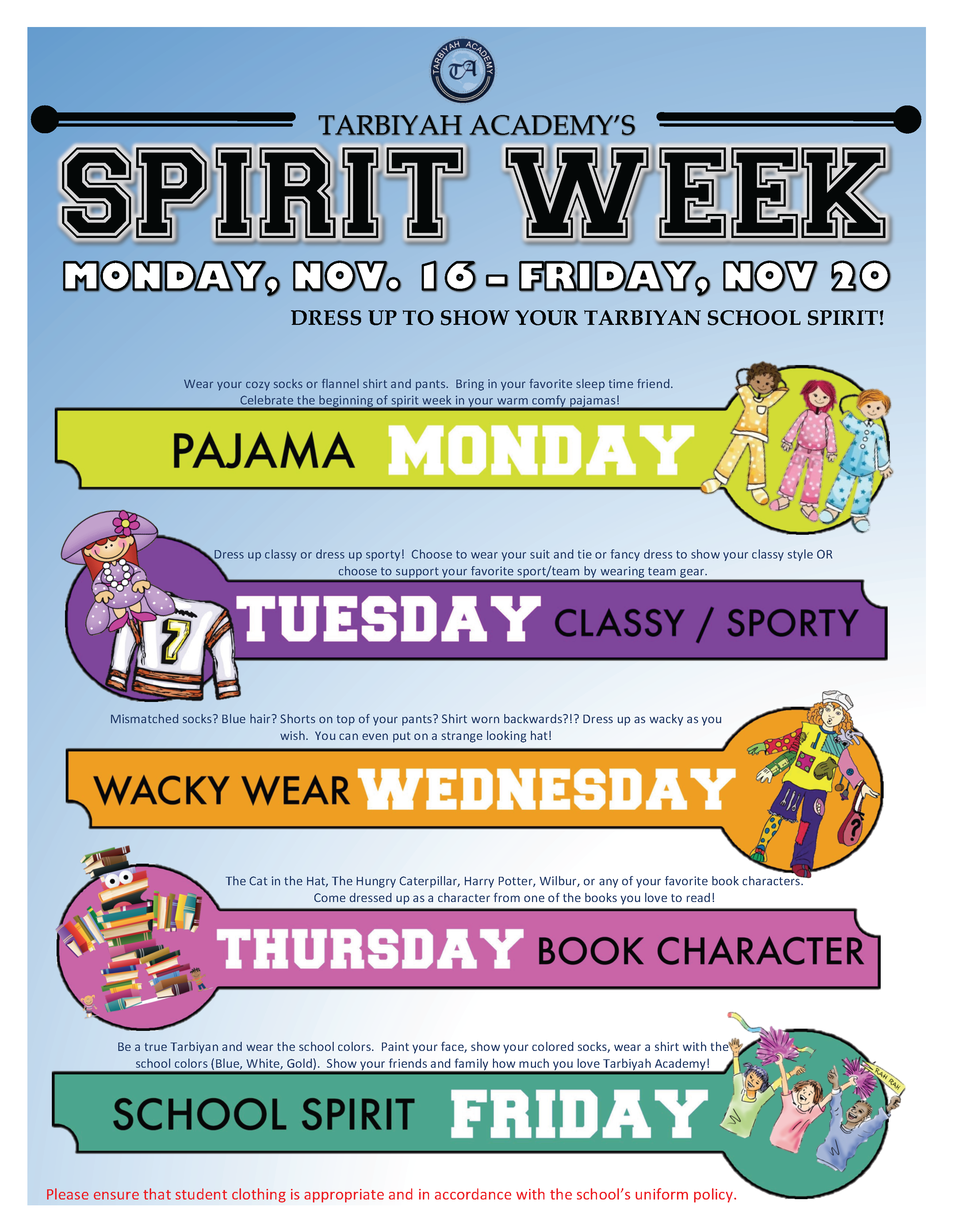 spirit-week-flyer-template-free