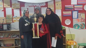 Our First Place Spelling Bee Winner