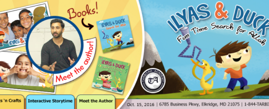 Oct15: Ilyas & Duck Author’s Visit & Workshop
