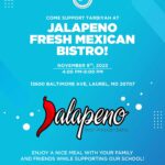 Jalapeno fresh mexican bistro - November 9, 2022 Support Tarbiyah
